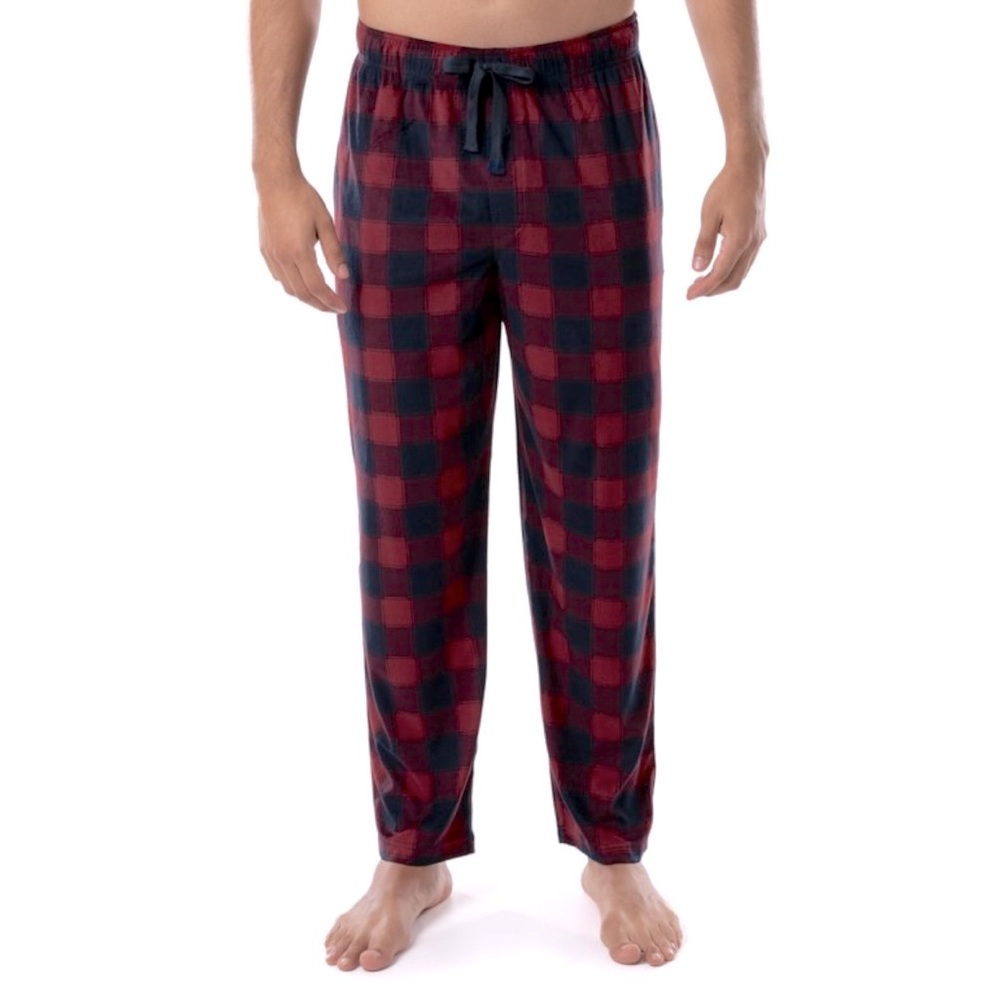Dockers Red and Navy Plaid Lounge Pants